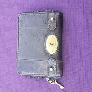 Fossil Black Leather Wallet